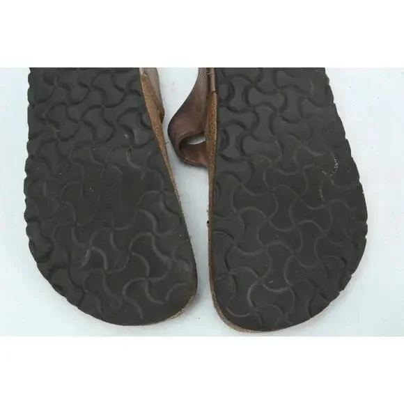 Birkenstock Gizeh Sandals Shoes LEATHER Women's Shoes Thongs Flip Flops 37 / 6 - Picture 11 of 16